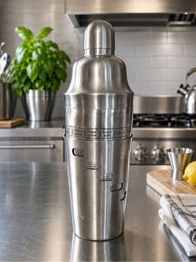 Royal Household Dial-a-Drink Stainless Cocktail Shaker 2005